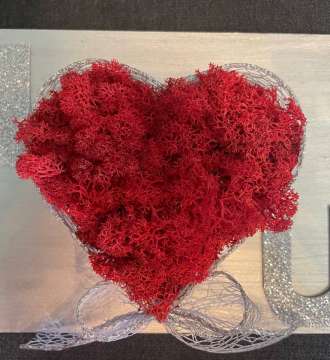 Сребърна Любов: Декорация 'I Love U'