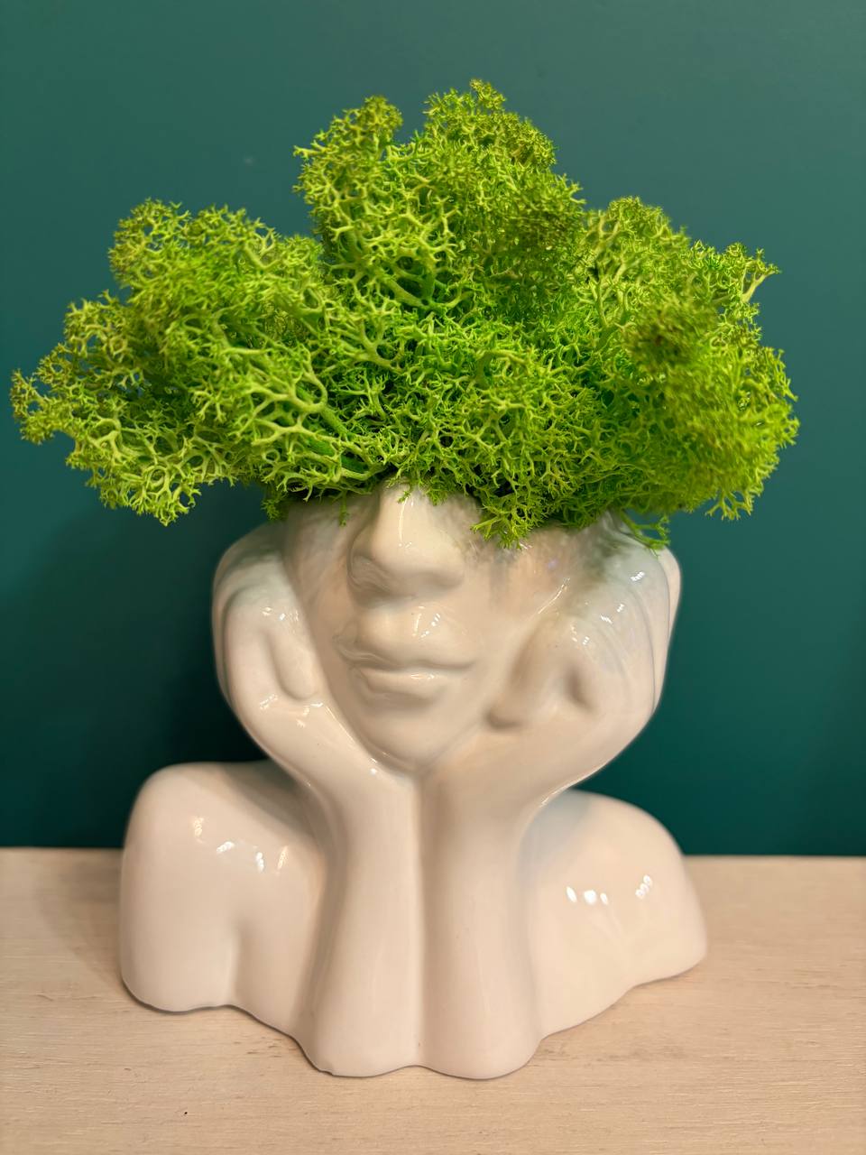Арт кашпа „Мечтание“ със скандинавски мъх